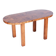 Czech Art Deco Table in Caucasian Walnut, 1930s