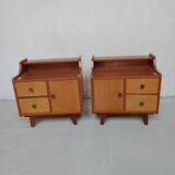 Paire de chevets vintage