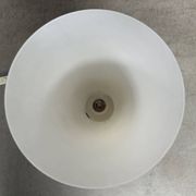 2x vintage opaline vase lamps