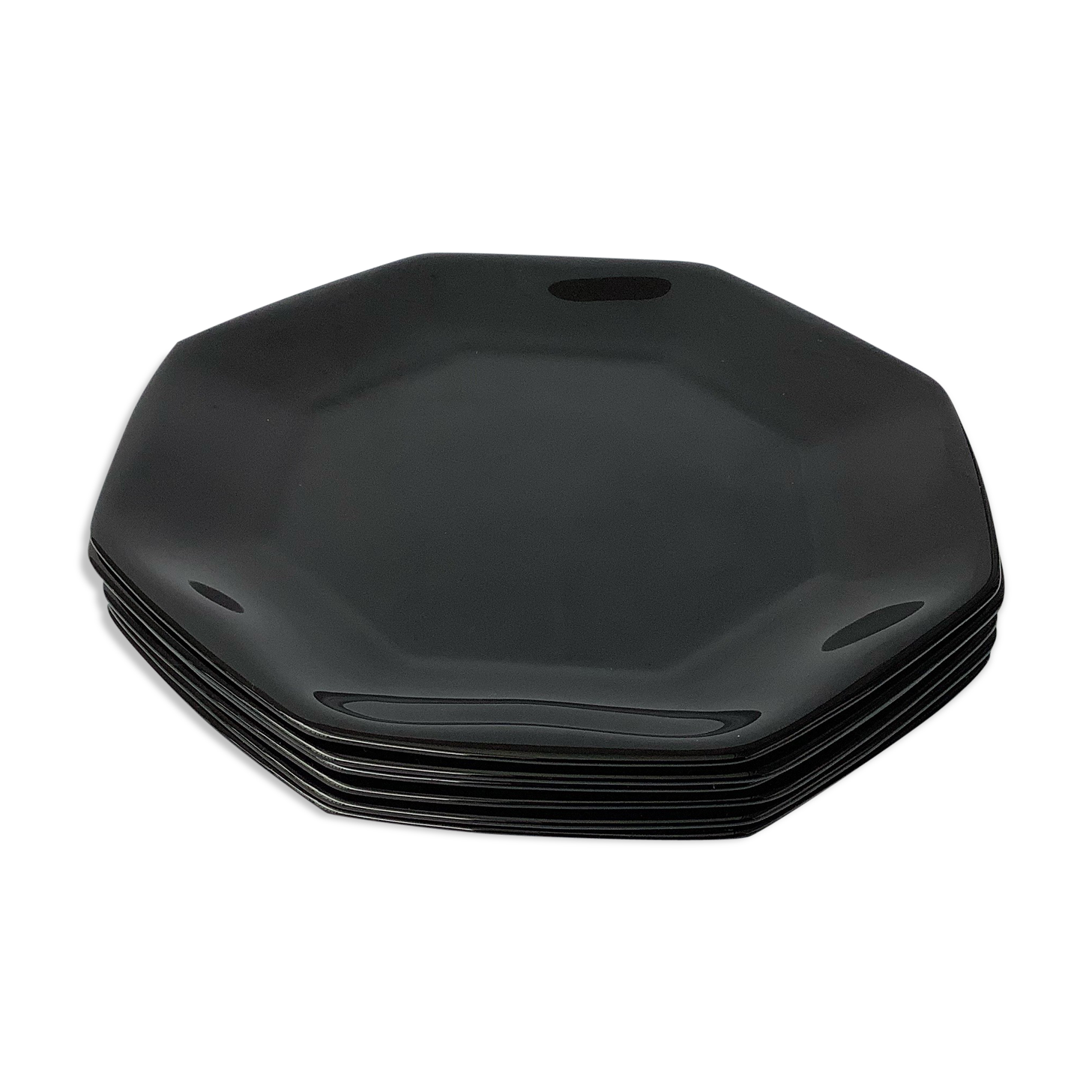 Arcoroc Octime Black Plates Selency
