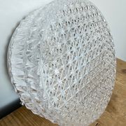 Vintage Glass Wall or Ceiling Light, 1970s