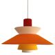 Lampe suspension la 5biose - design épuré en tissu