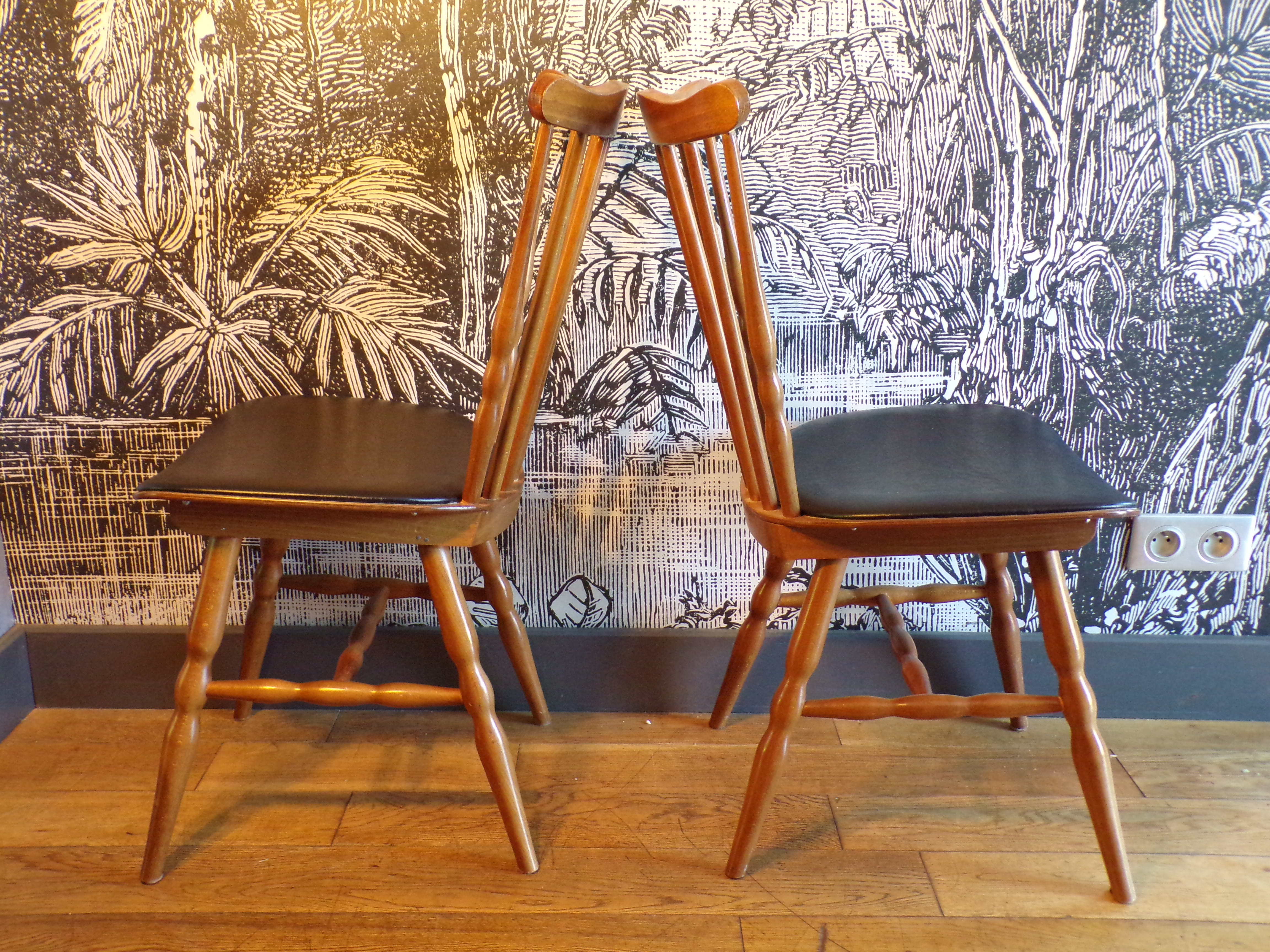 Paire de chaises Baumann Tacoma Boston