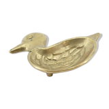 Empty brass duck bag