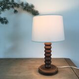 Solid wood lamp foot "zigzag" 40s-50s