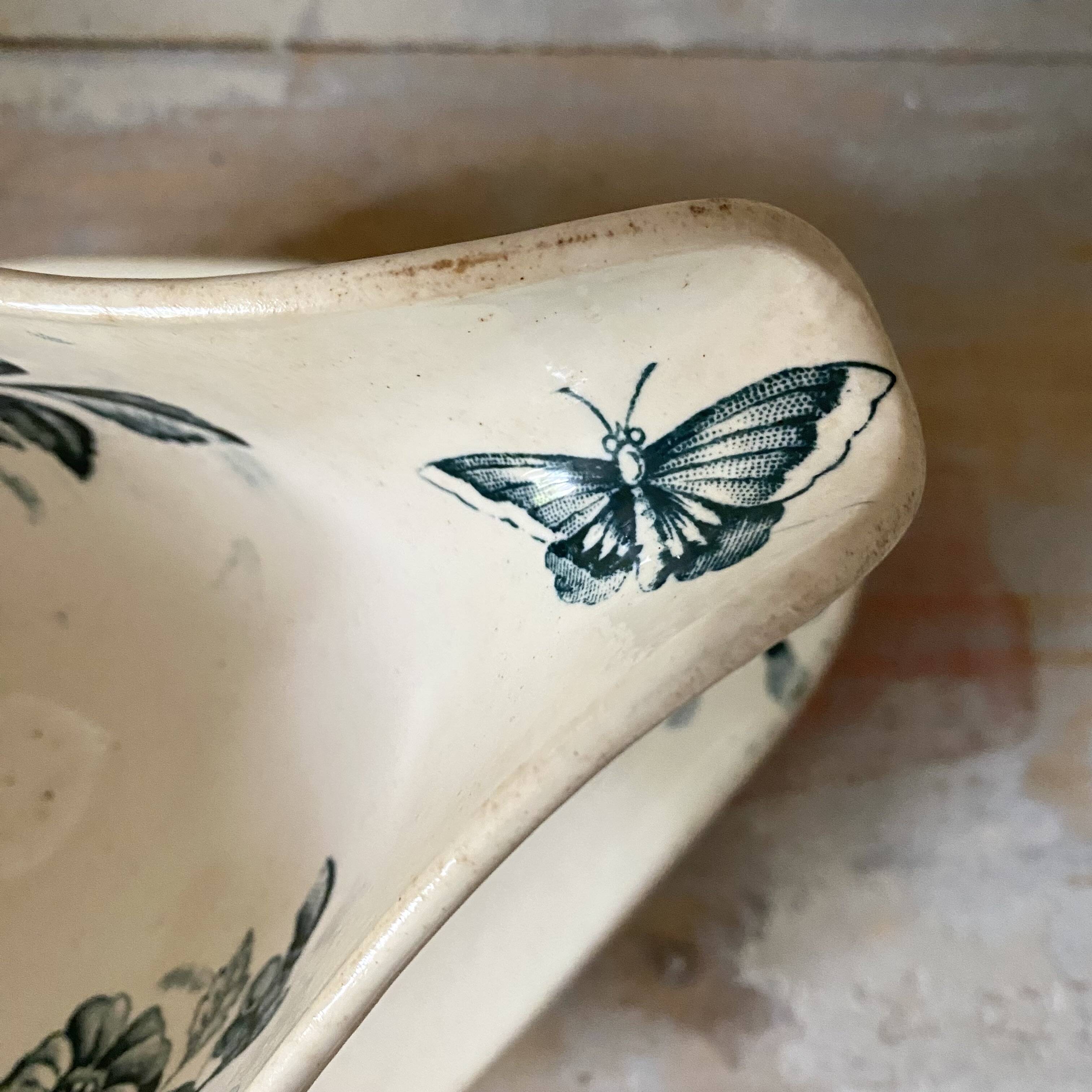 Saucière en terre de fer Badonviller Jasmin