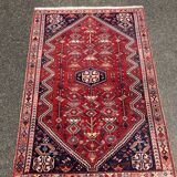 Red Persian wool carpet 158 x 110