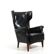 Fritz Hansen Danemark Fauteuil lounge modèle 8023 années 1950