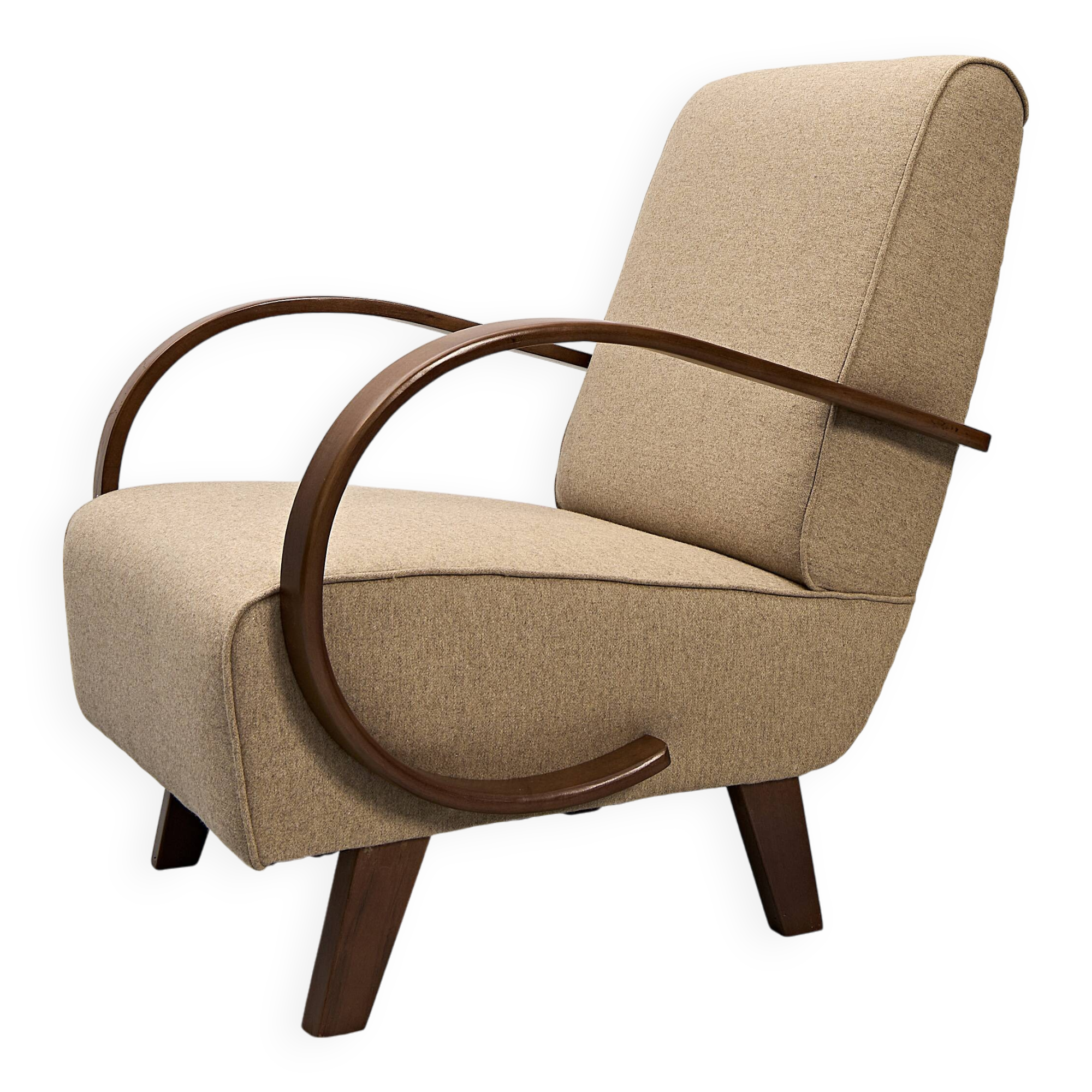 Type C Armchair by Jindřich Halabala, 1930s