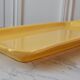 Yellow cake dish HBCM Creil and Montereau 50s