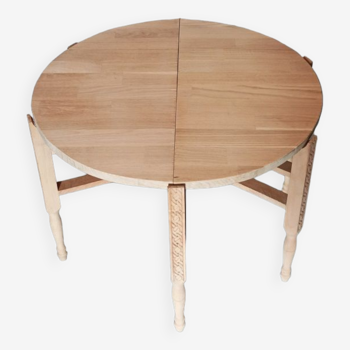 Aero-gummed coffee table living room foldable wood tray oak dp 0623031