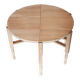 Table basse aéro-gommée salon pliable plateau bois chêne dp 0623031