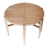 Table basse aéro-gommée salon pliable plateau bois chêne dp 0623031