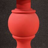 1970s Italian red painted coffee table