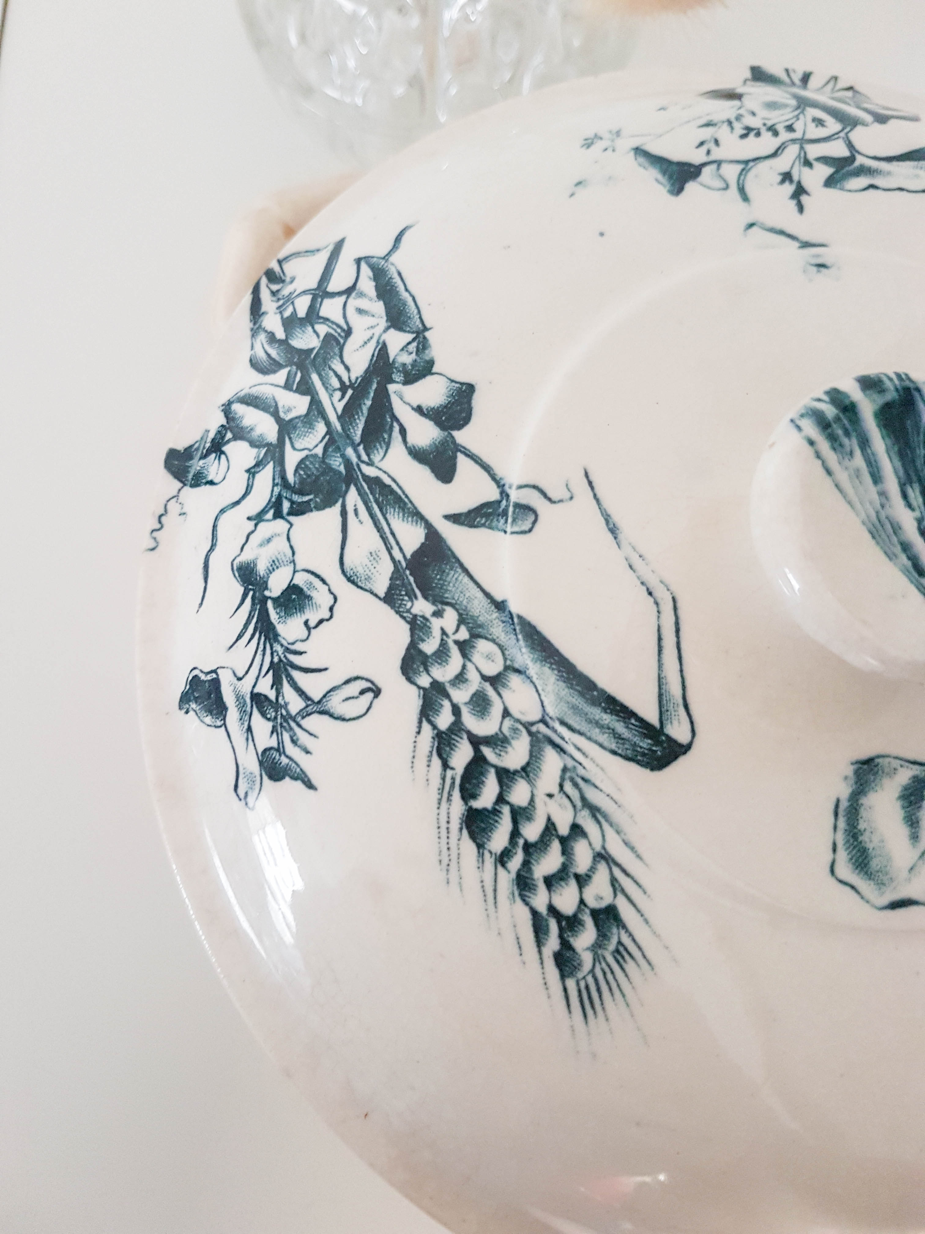 Ancient terrine in earthenware