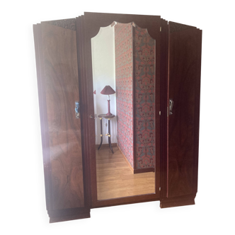 ART DECO 1936 MAHOGANY ROSEWOOD BURRIER VAVONA CABINET