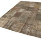 Tapis mixé turc vintage 203 cm x 303 cm marron patchwork tapis