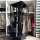 Napoleon III rotating bookcase in black wood
