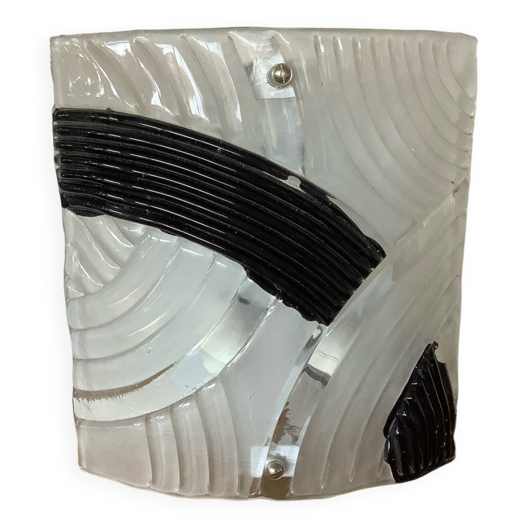 Murano glass wall light, 1980s