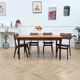 4 Scandinavian chairs by Ib Kofod Larsen | Model 74