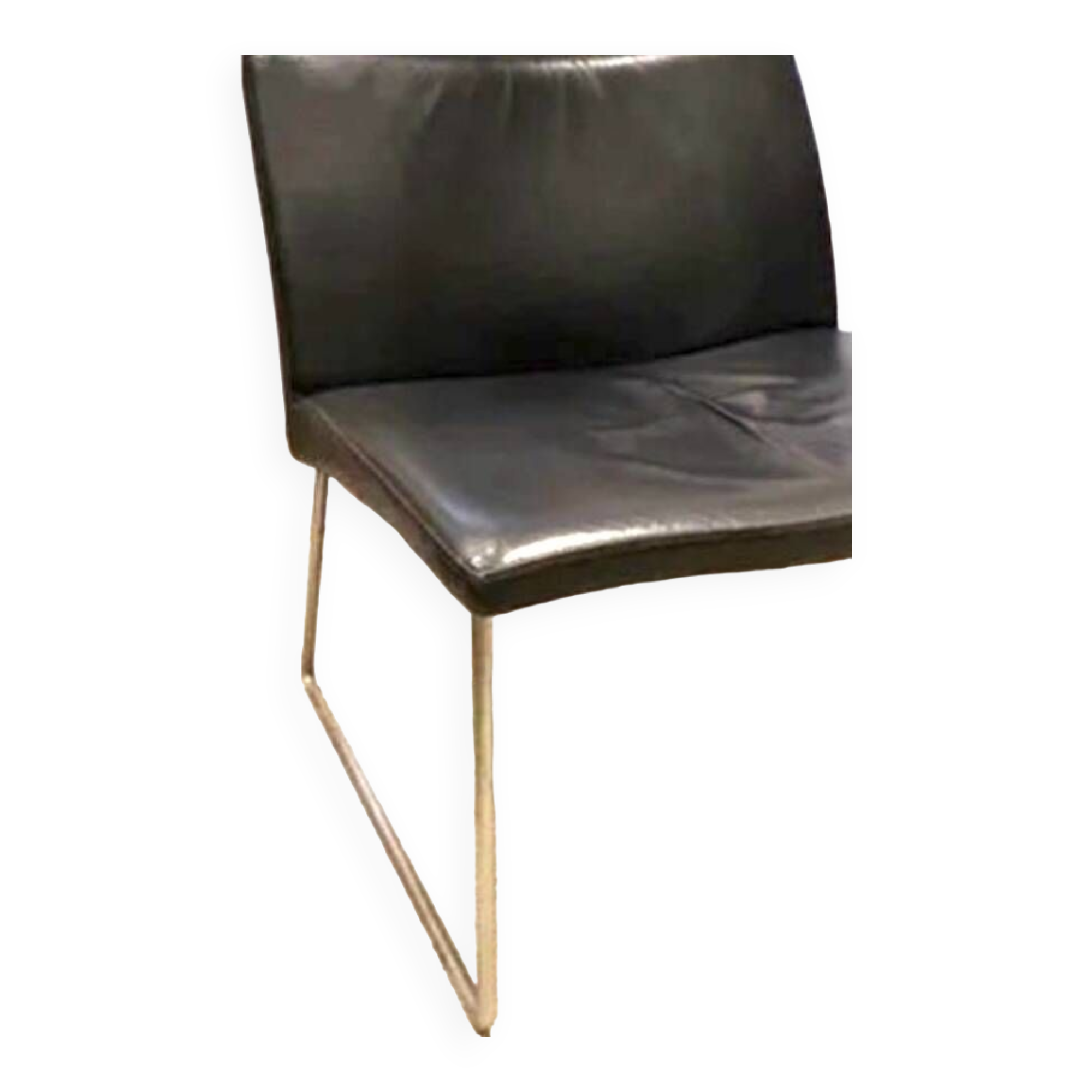 Vintage Scandinavian leather chair