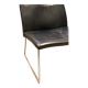 Chaise scandinave vintage en cuir