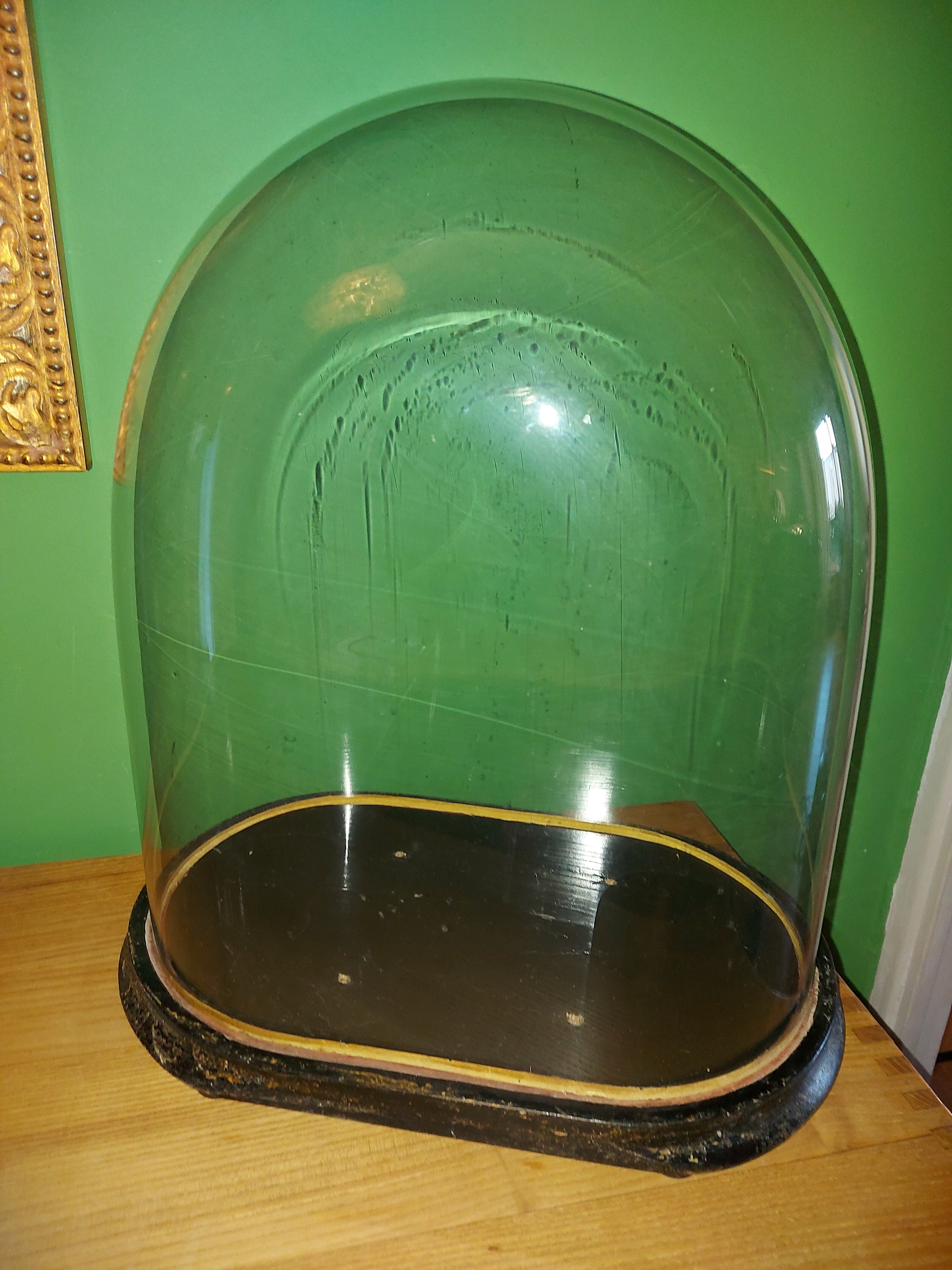 Blown glass wedding bell 38 cm