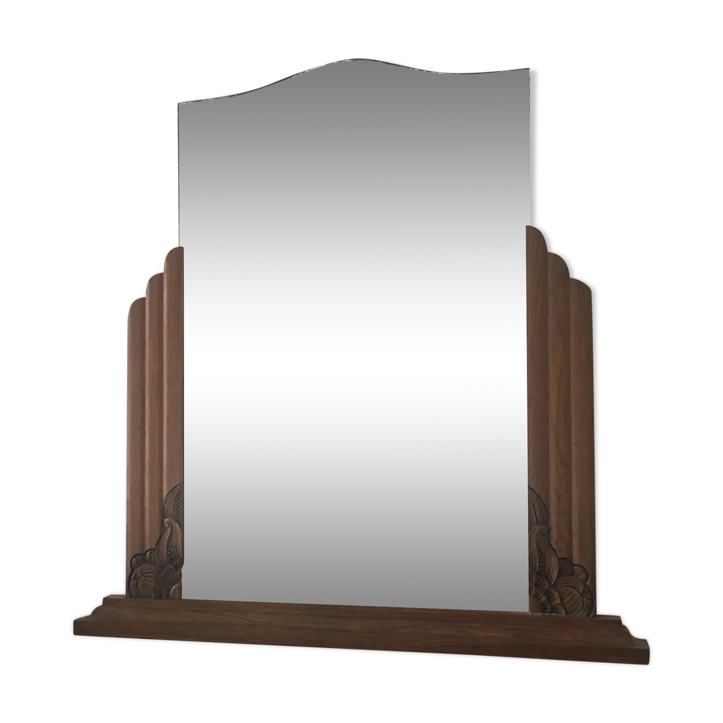 Large art deco mirror 90x92cm