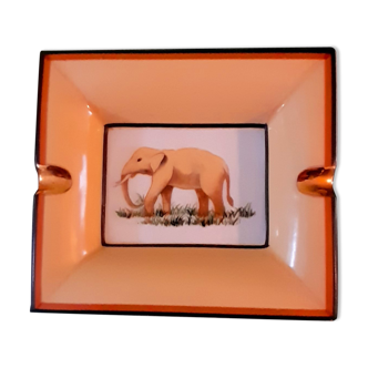 Porcelain ashtray, elephant motif - 70s