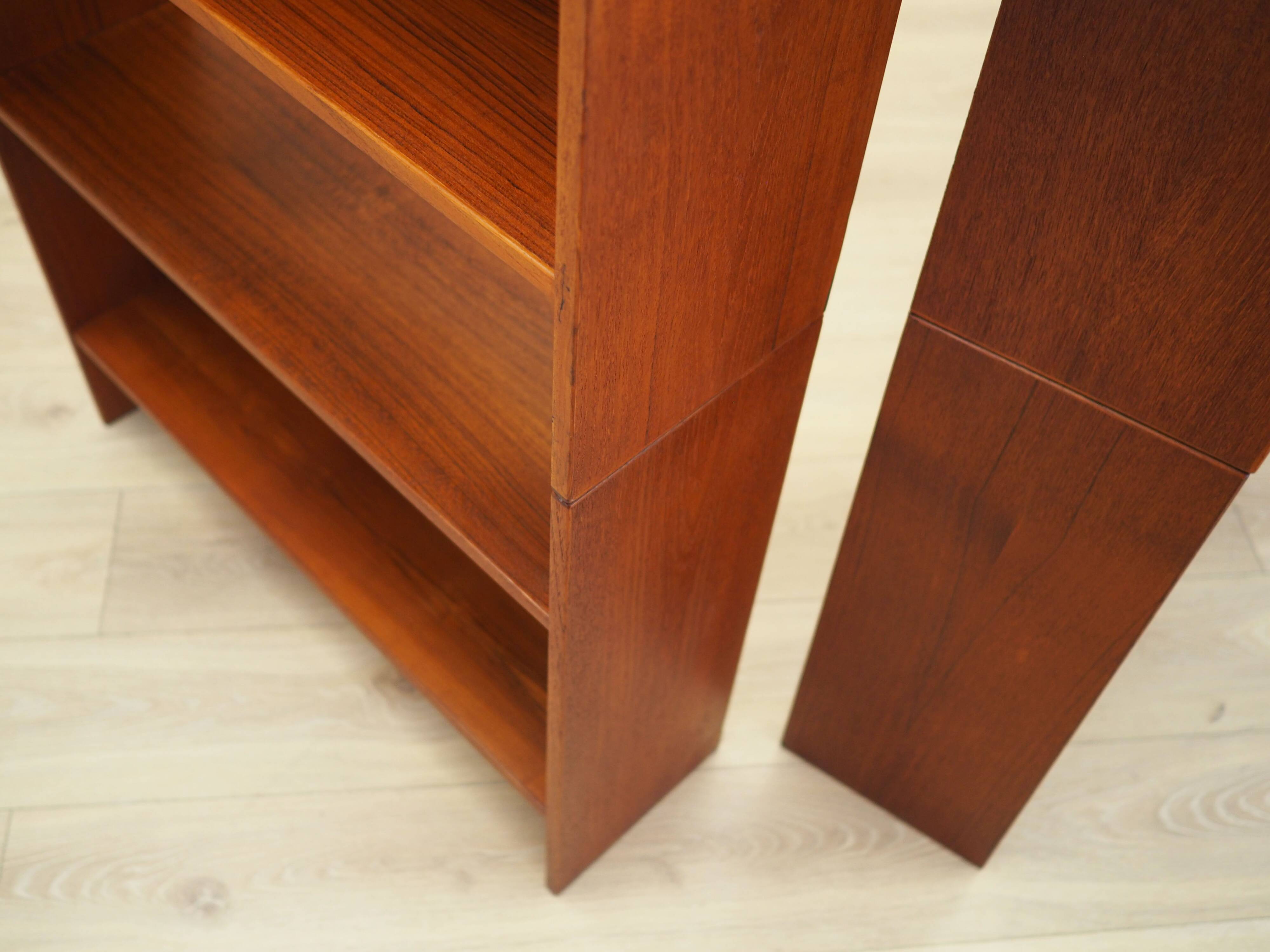 Set of teak bookcases, Danish design, 1970s, production: Denmark