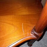 Curved console - entry furniture in cherry - sofa tip