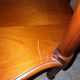Curved console - entry furniture in cherry - sofa tip
