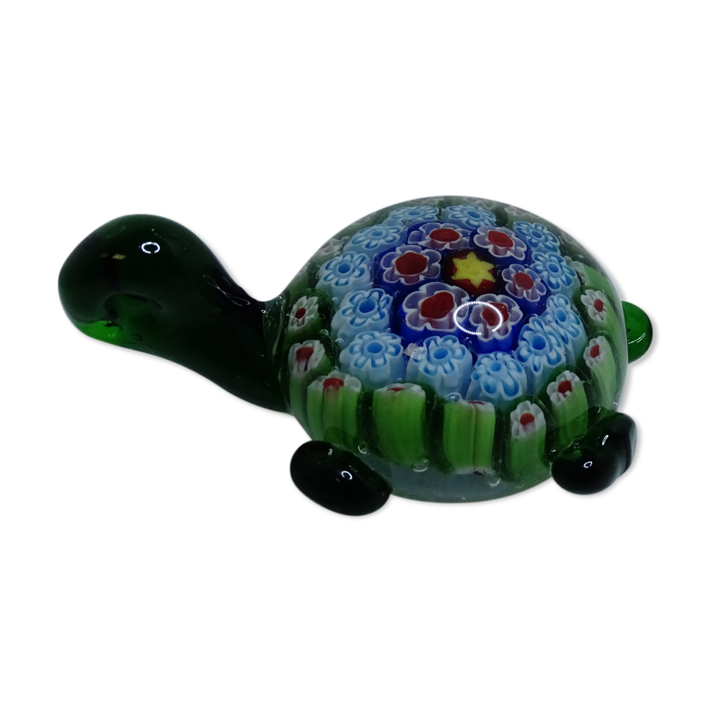 Murano Millefiori Turtle Paper Press