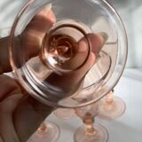 Vintage rose flutes