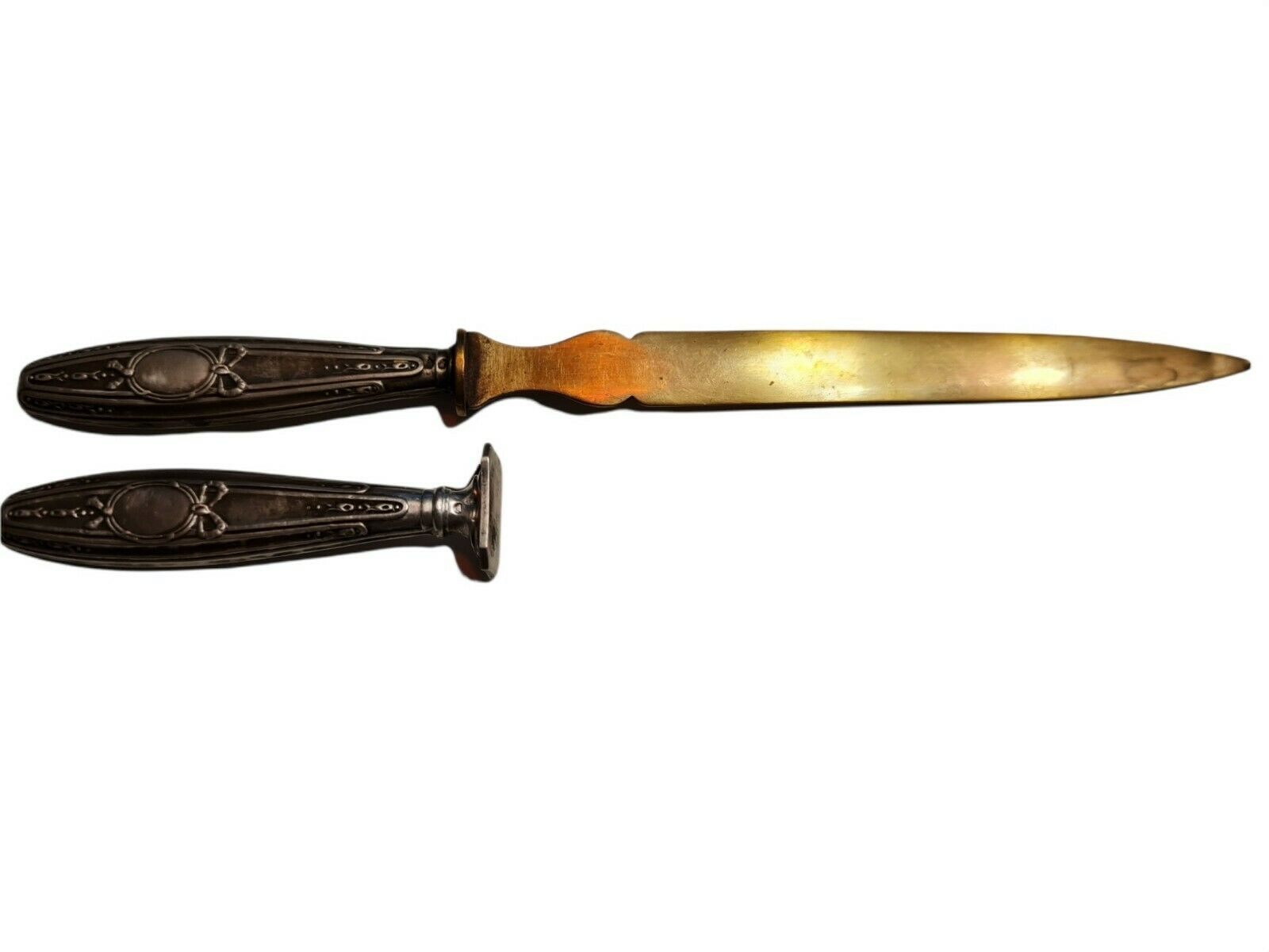 Paper cut with a stamp handle punches boar heads