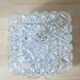 Square glass ceiling light