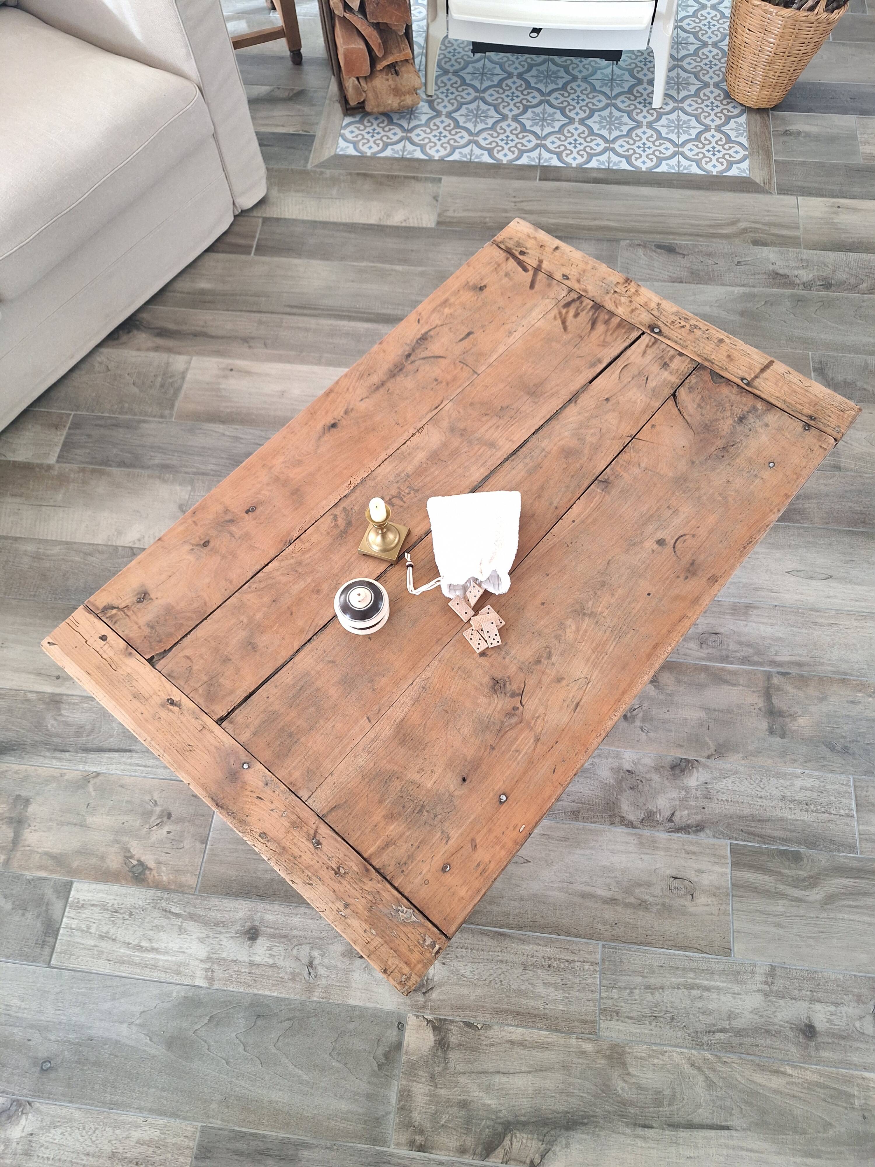 Country farmhouse coffee table