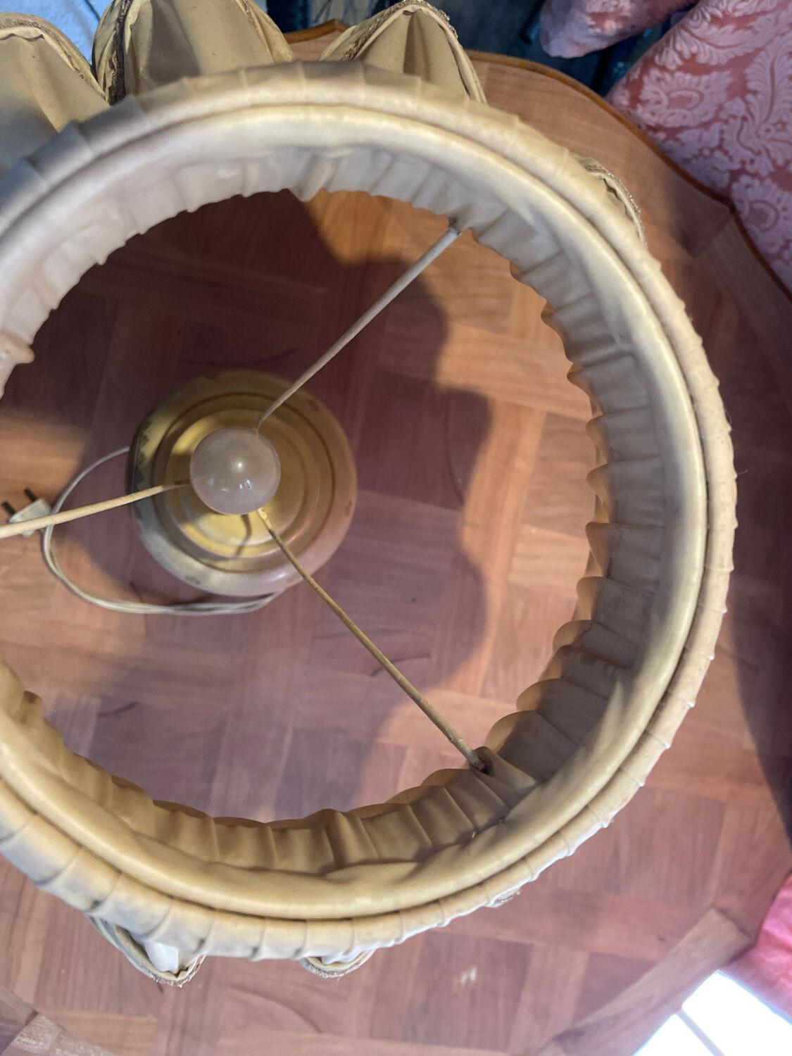 Limoges porcelain lamp