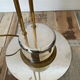 Deknudt e-reader floor lamp from the 70s in brass