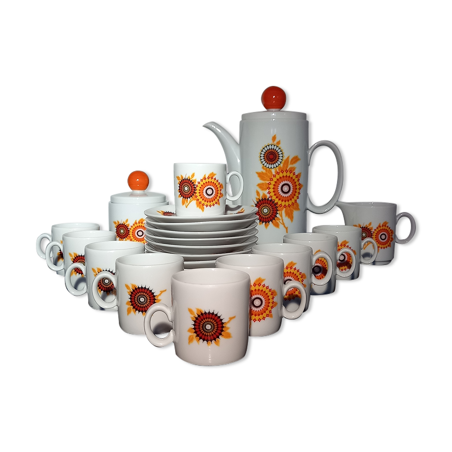 70' porcelain coffee service