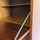 Armoire vitrine et secrétaire en palissandre années 50/60