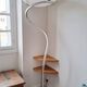Alfea floor lamp by Enzo Ciampanili with Murano glass