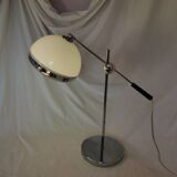 Articulated lamp, plastic and chrome, mushroom, 1970 style