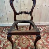 Set of 6 Louis XV mahogany chairs