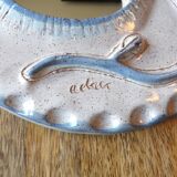 Vintage ceramic mirror signed adia