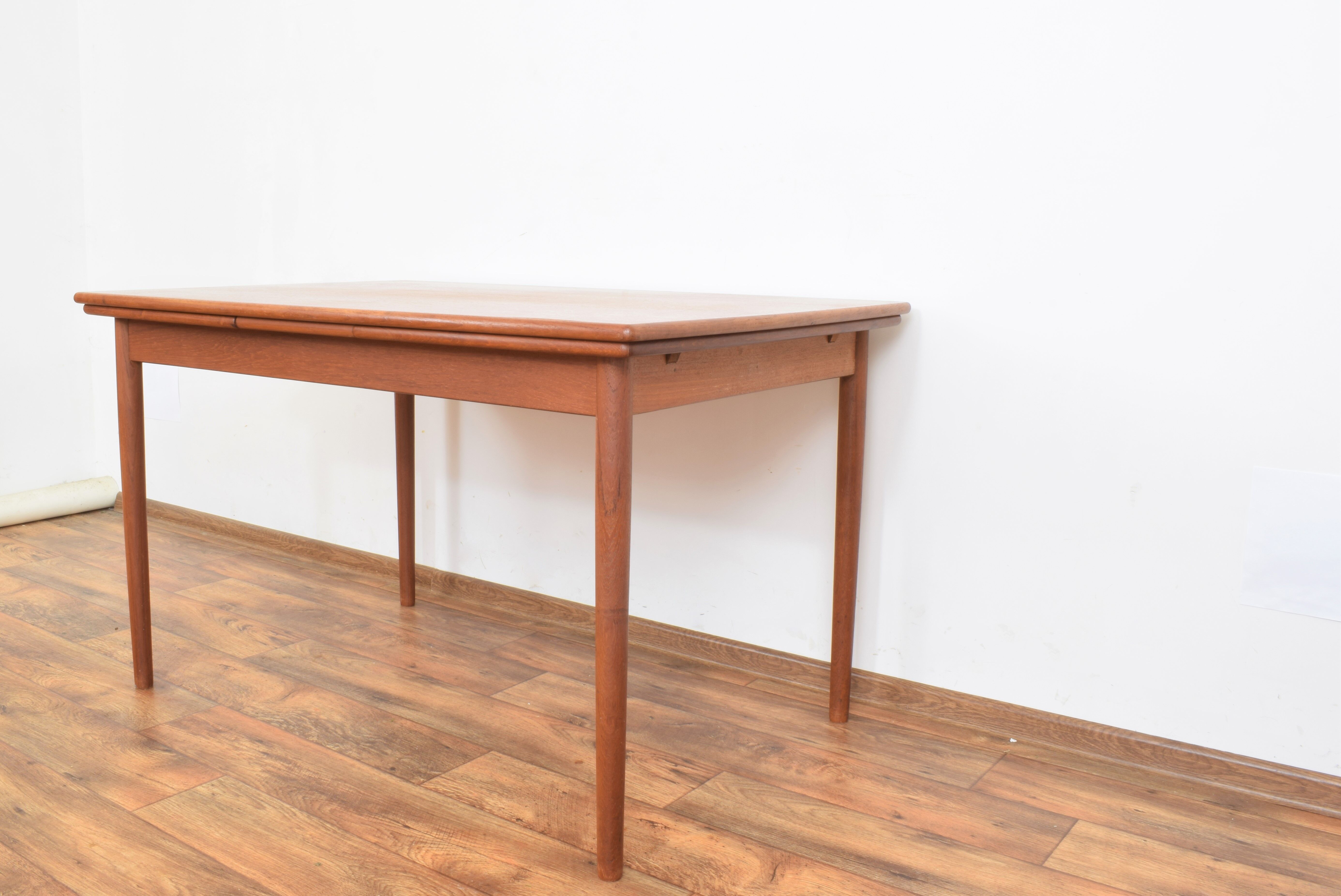 Danish teak extendable dining table