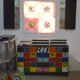 Mazzega Murano large wall sconce with 4 lights 1970s