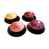 Set de 4 tasses à thé ou café des années 50