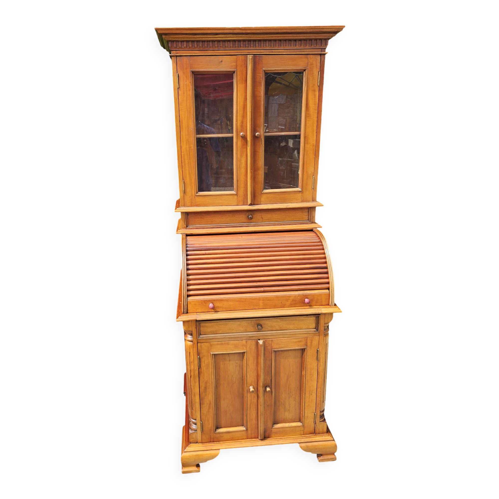Cylinder desk library