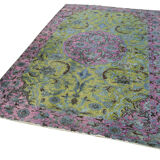 Hand-knotted rustic anatolian 1980s 170 cm x 264 cm